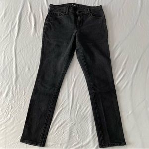 old navy black curvy skinny jeans